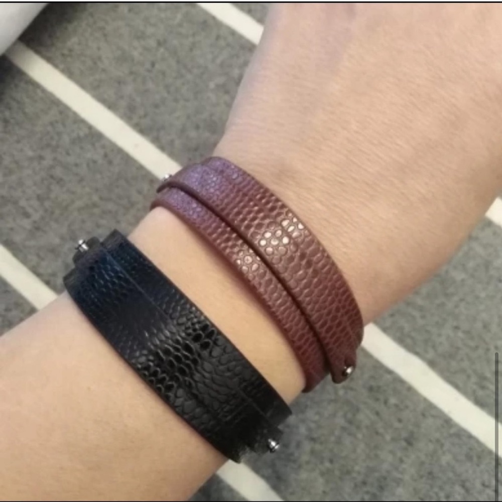 New Royal Beler 2022 DIY Charm Leather Bangle Snap Bracelet - Picture 8 of 10